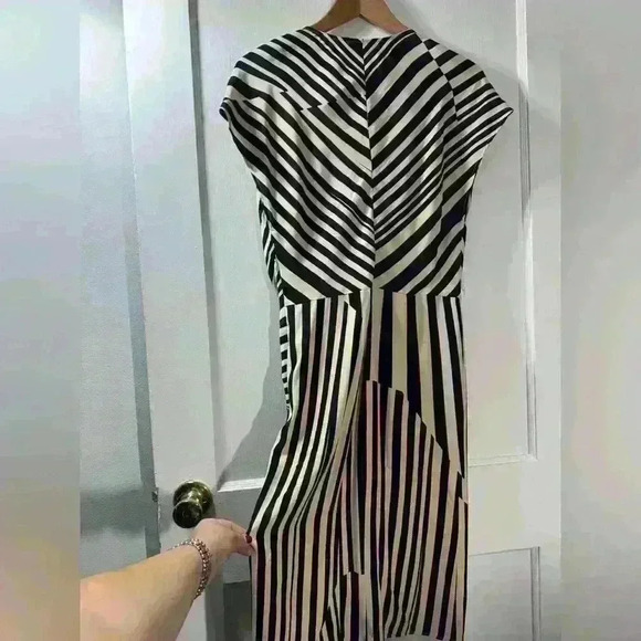 rag & bone Black and White Striped Dress - Picture 6 of 7